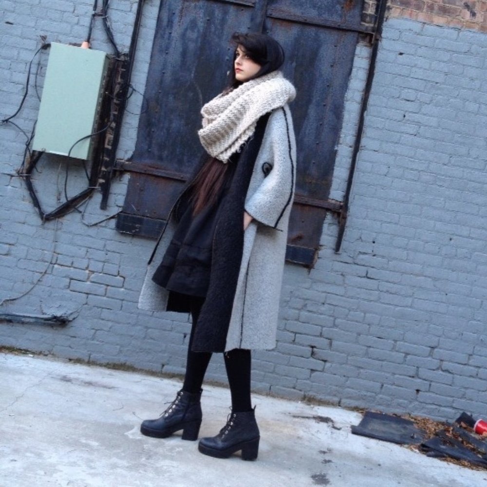 Unisex Long Oversized Soft Wool Coat